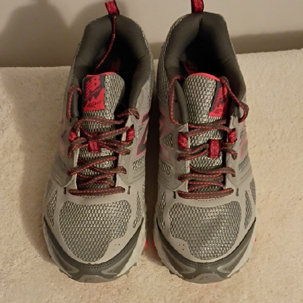 Balance Gray and Red Athletic Shoes (Only Worn Once)